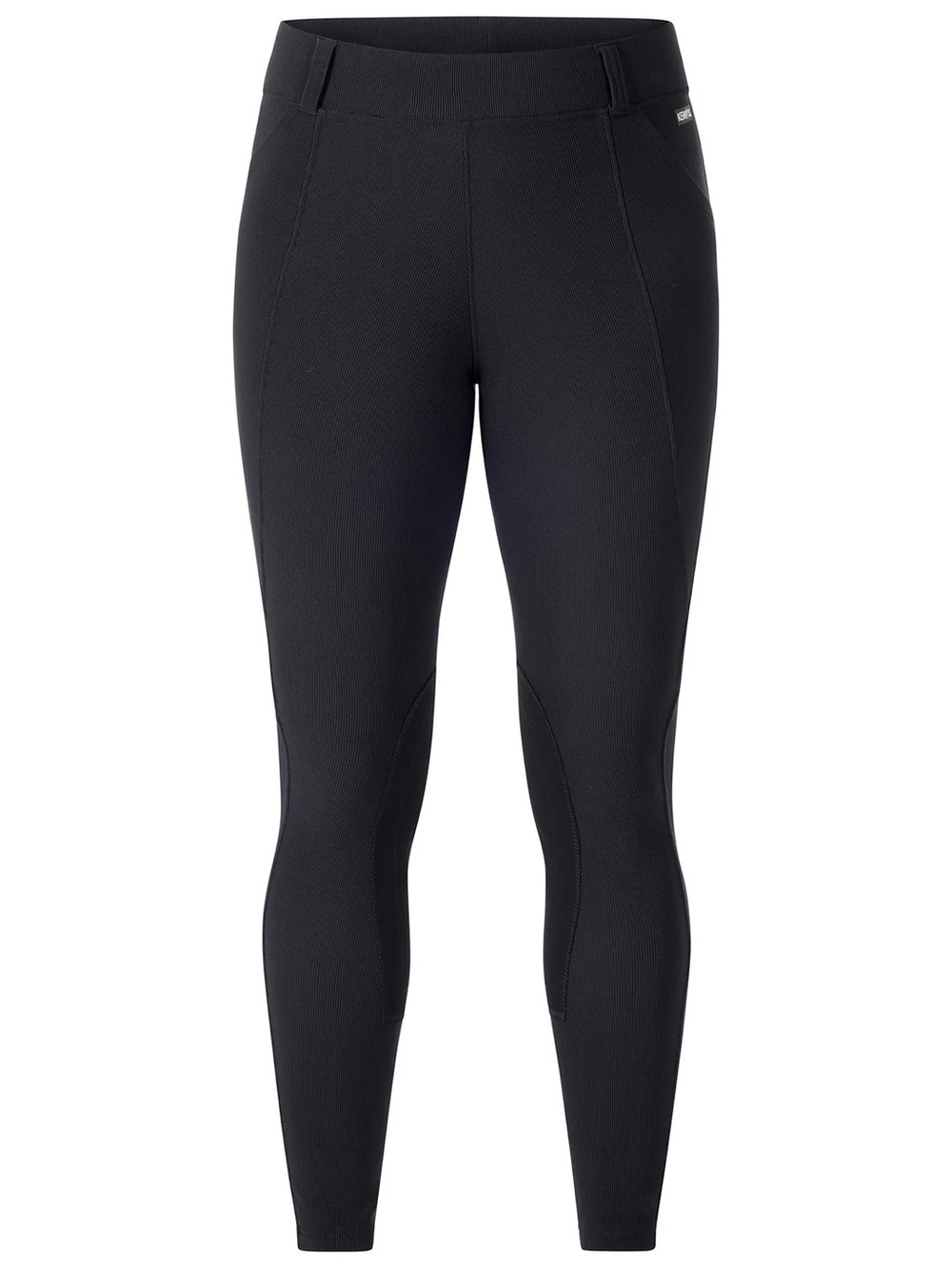Kerrits Black Riding Tights - Sleek Equestrian Leggings Size Large